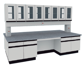 Bancada com armário