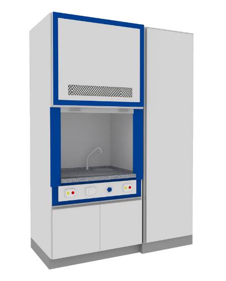 Capela com armário lavador g